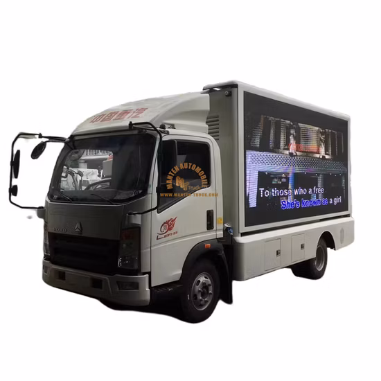 Dongfeng (Isuzu, FAW, JAC или другие) светодиодный рекламный фургон с большим экраном P6